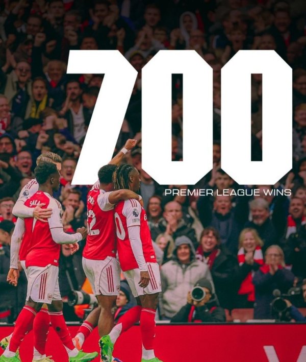 里程碑时刻！阿森纳取得队史在英超第700场获胜
