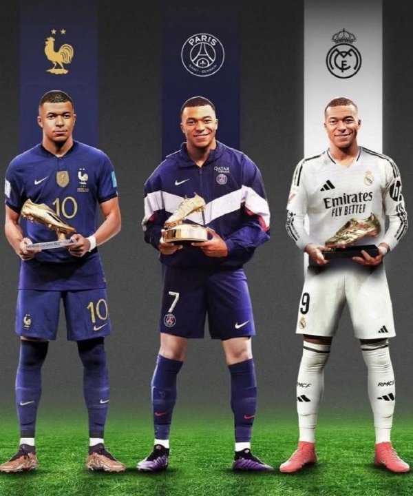 超级射手！姆巴佩已集齐欧洲金靴、欧冠金靴、世界杯赛  金靴